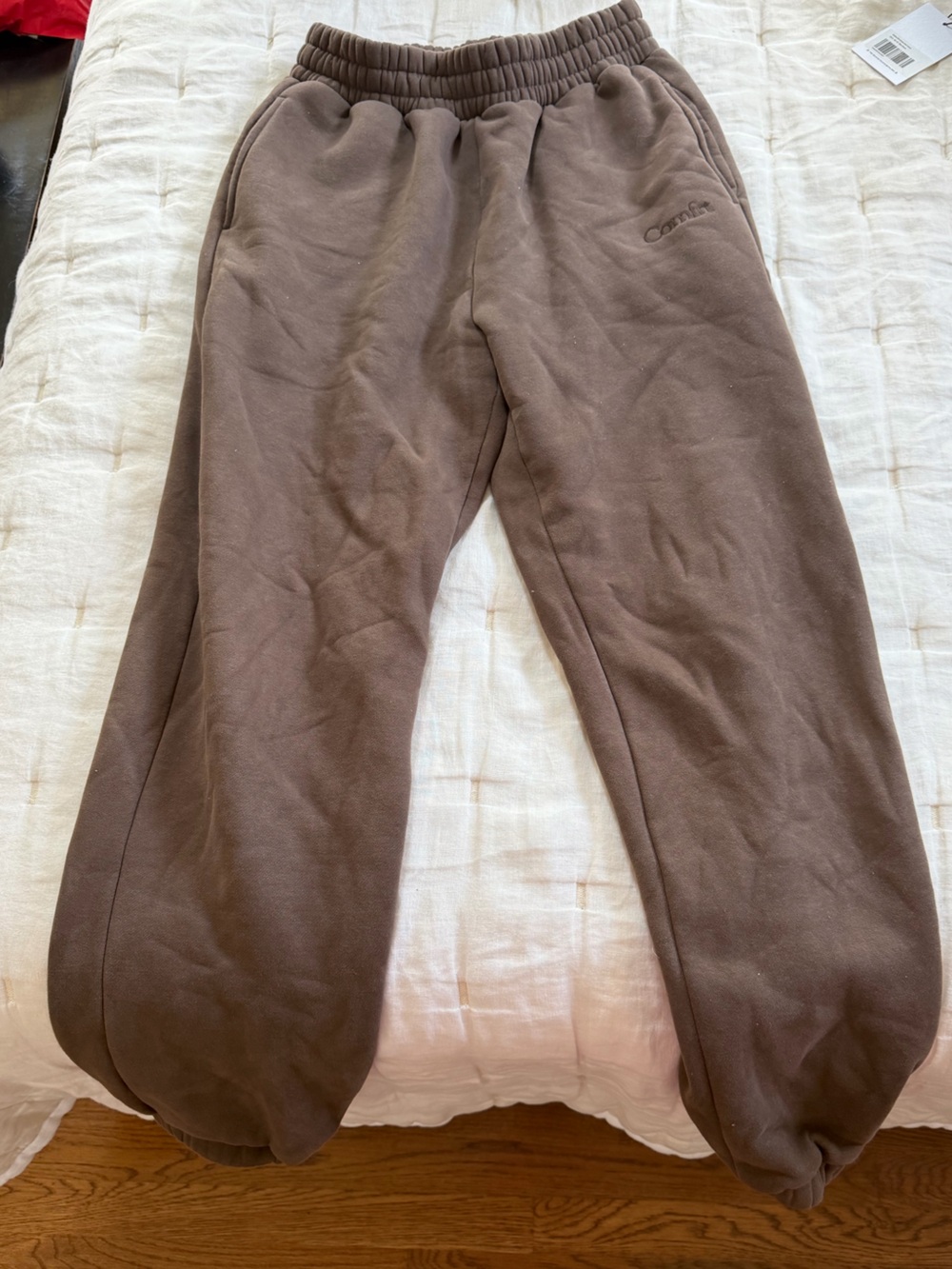 Comfrt brown sweatpants size S